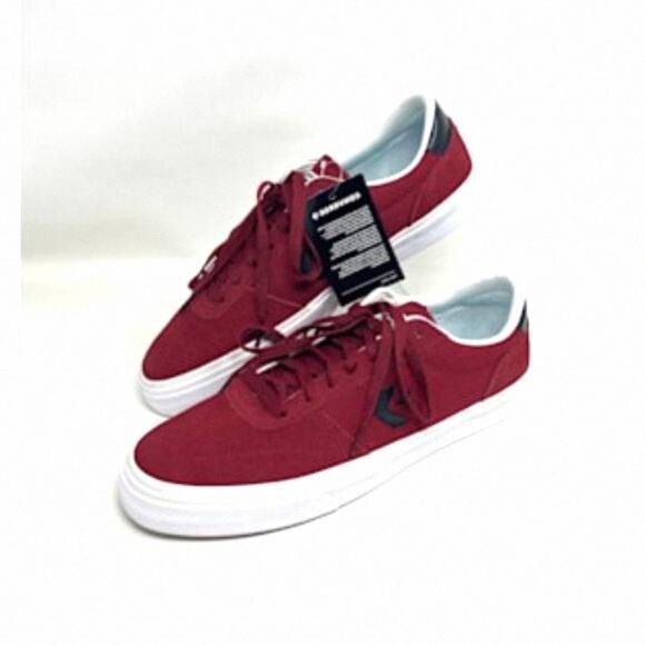 ?MEGA SALE?Converse Boulevard Men OX Back Alley Brick 17072 Nubuck Red White main image 8